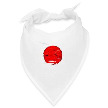 "Sunset" by Acryl Galerie & Design - Bandana Dreieckstuch - Weiß - Vorne