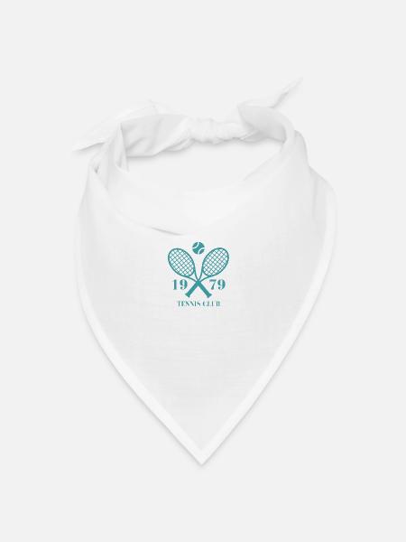 1979 Tennisclub - Bandana Dreieckstuch - Weiß