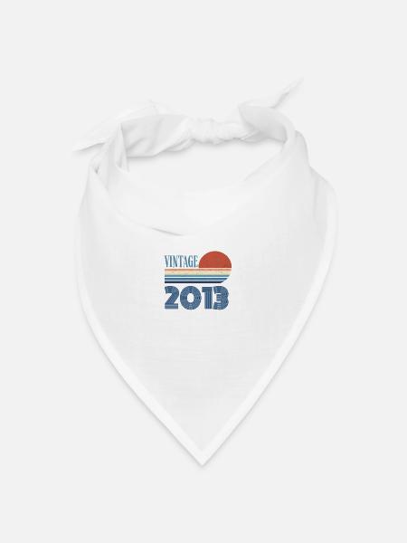 Jahrgang 2013 - Bandana Dreieckstuch - Weiß