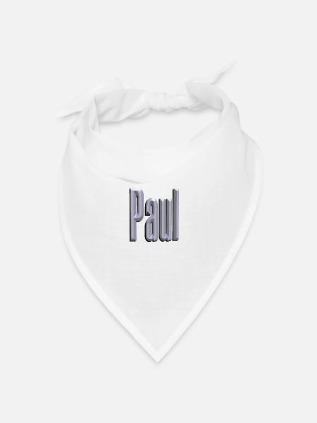 paul2 - Bandana Dreieckstuch - Weiß