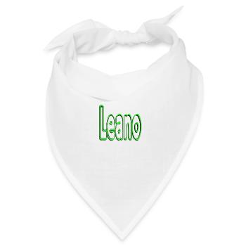 leano - Bandana Dreieckstuch - Weiß - Vorne
