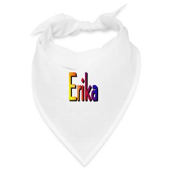 erika2 - Bandana Dreieckstuch - Weiß - Vorne