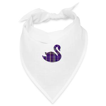 Schwan - Bandana Dreieckstuch - Weiß - Vorne
