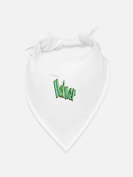 heiner2 - Bandana Dreieckstuch - Weiß