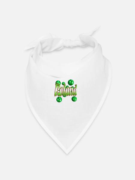 roland2 - Bandana Dreieckstuch - Weiß