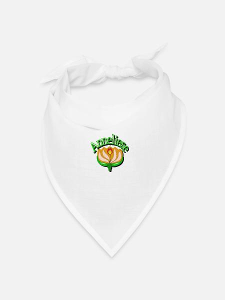 anneliese2 - Bandana Dreieckstuch - Weiß