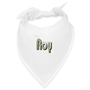 roy2 - Bandana Dreieckstuch - Weiß - Vorne