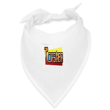 torsten2 - Bandana Dreieckstuch - Weiß - Vorne