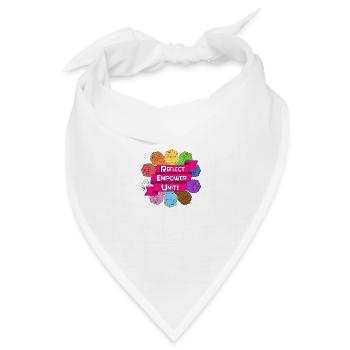 reflect empower unite - Bandana Dreieckstuch - Weiß - Vorne
