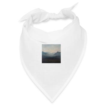 Poster Canvas Mountain 19 - Bandana Dreieckstuch - Weiß - Vorne