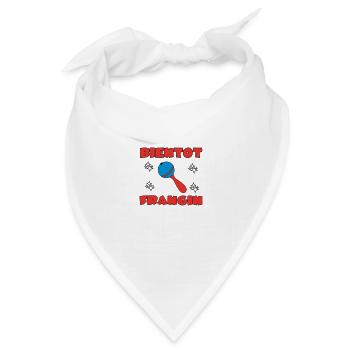 BALD BRÜDER - Bandana Dreieckstuch - Weiß - Vorne