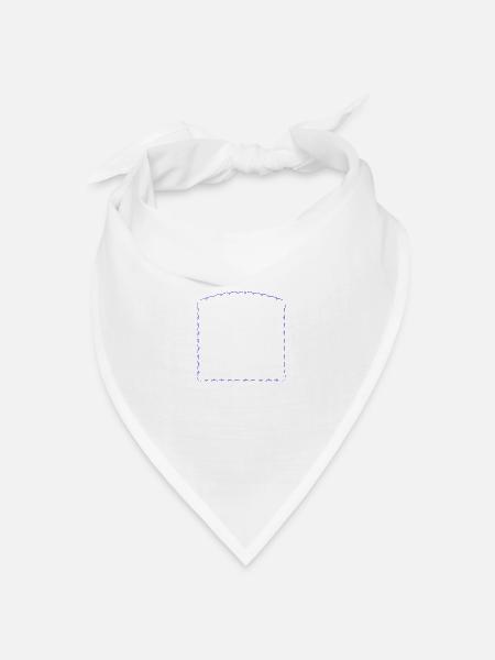 creative Border - Vectorgraphic - Bandana Dreieckstuch - Weiß