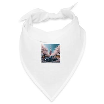 JDM Tower - Bandana Dreieckstuch - Weiß - Vorne