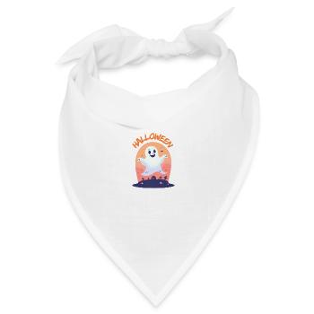 Halloween - Bandana Dreieckstuch - Weiß - Vorne