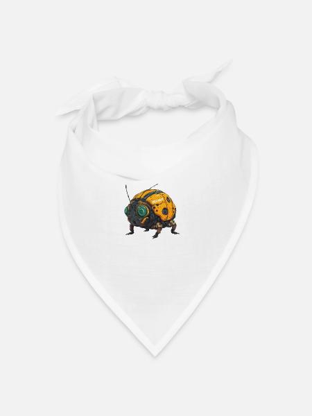 HELMUT der BUG - Bandana Dreieckstuch - Weiß
