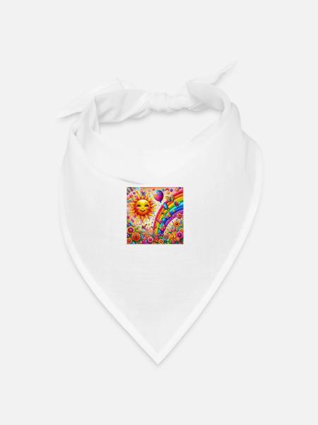 Kindercollektion - Bandana Dreieckstuch - Weiß