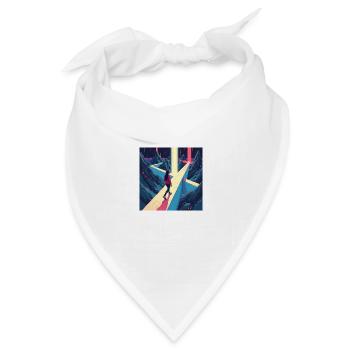 dracehenqodeLIAN - Bandana Dreieckstuch - Weiß - Vorne
