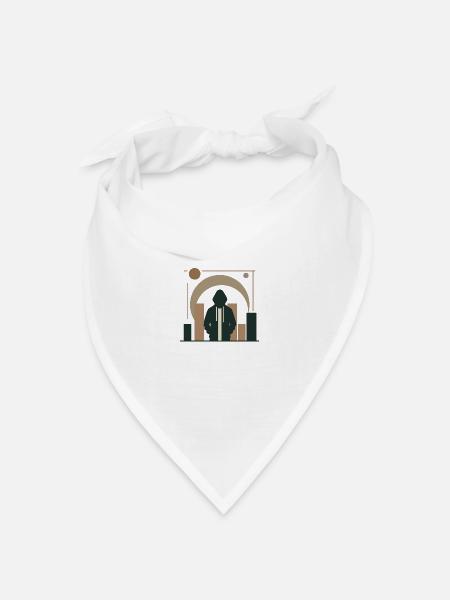 Design "Soul of the Pavement" - Bandana Dreieckstuch - Weiß