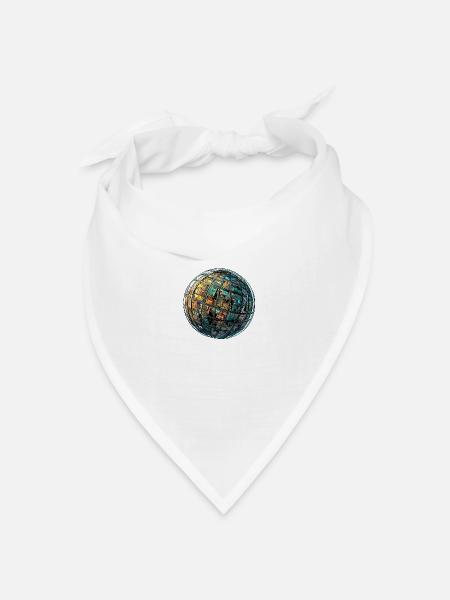 Städtesphäre: Eine Welt der Möglichkeiten! - Bandana Dreieckstuch - Weiß
