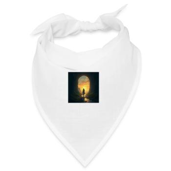 lösetrauer - Bandana Dreieckstuch - Weiß - Vorne