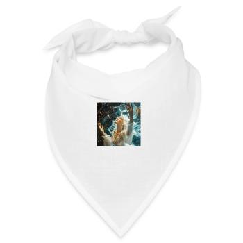 drachenqodeLULU - Bandana Dreieckstuch - Weiß - Vorne