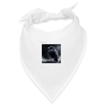 Raven 2 - Bandana Dreieckstuch - Weiß - Vorne