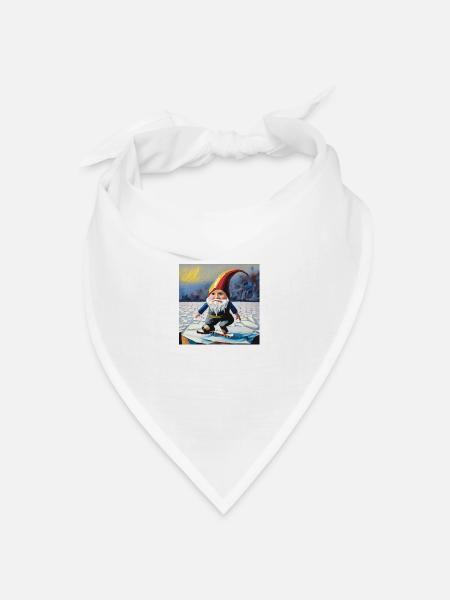 Winter Winter - Bandana Dreieckstuch - Weiß