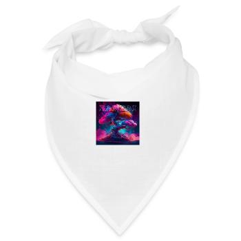Banzai - Bandana Dreieckstuch - Weiß - Vorne