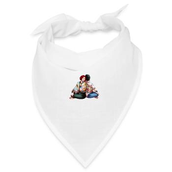 Tantric Yoga - Bandana Dreieckstuch - Weiß - Vorne