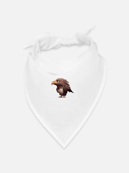 Adler Comic - Bandana Dreieckstuch - Weiß