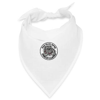 Dinamo zagreb purgeri kroatien bad blue jungs BBB - Bandana Dreieckstuch - Weiß - Vorne