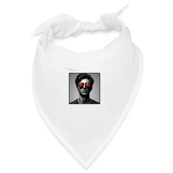 Tomaten auf den Augen - Bandana Dreieckstuch - Weiß - Vorne