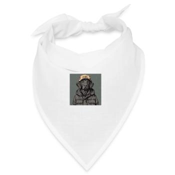 My friend Bo - Bandana Dreieckstuch - Weiß - Vorne
