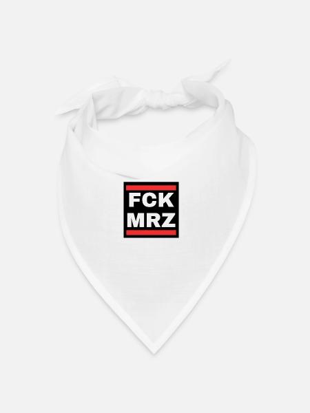 FCKMRZ - Bandana Dreieckstuch - Weiß