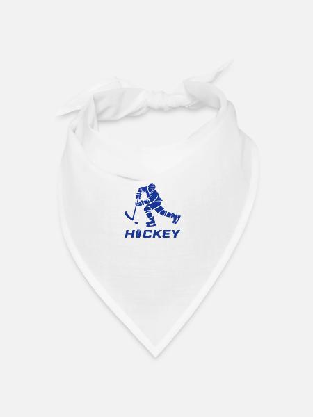 hockey - Bandana Dreieckstuch - Weiß