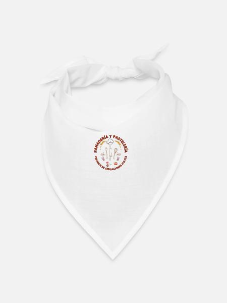 Bäckerei und Konditorei, Schöpfer von Delikatessen - Bandana Dreieckstuch - Weiß