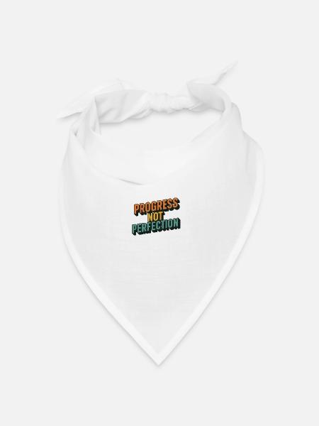 Protect Your Peace – Mindful Style - Bandana Dreieckstuch - Weiß