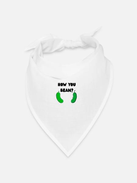 How you bean - Bandana Dreieckstuch - Weiß