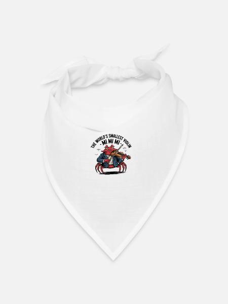Mi Mi Mi - Die kleinste Geige der Welt - Bandana Dreieckstuch - Weiß