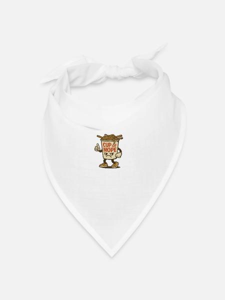 Tasse Nö - Bandana Dreieckstuch - Weiß