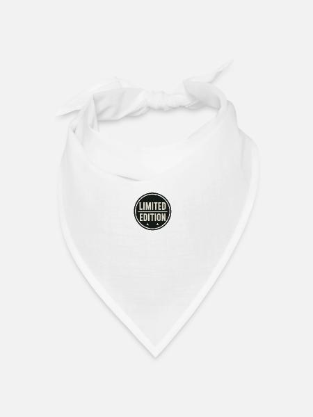 Logo in limitierter Auflage - Bandana Dreieckstuch - Weiß