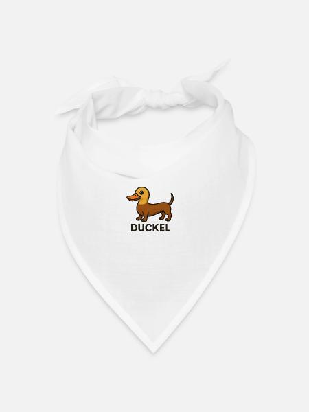 DUCKEL - Bandana Dreieckstuch - Weiß