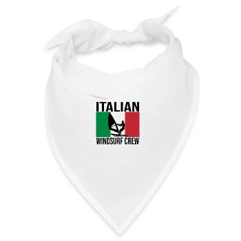 Italian Windsurf Crew Shirt - Bandana Dreieckstuch - Weiß - Vorne