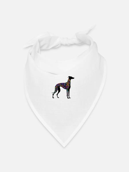 Rainbow Galgo - 20250605 - Bandana Dreieckstuch - Weiß