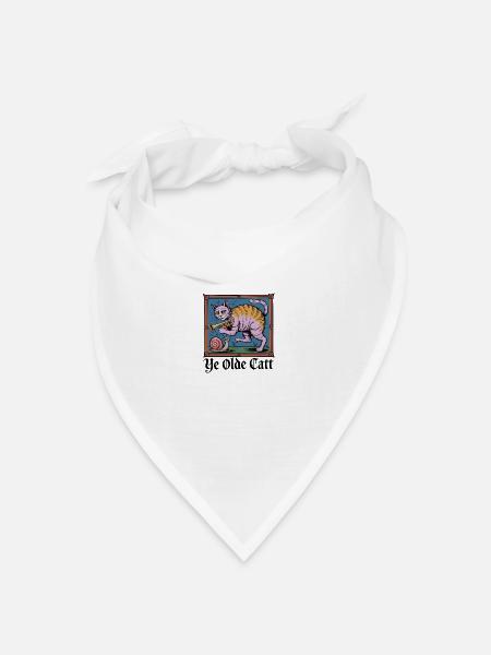 Ye Olde Catt - Bandana Dreieckstuch - Weiß
