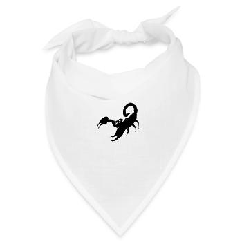 scorpion Skorpion - Bandana Dreieckstuch - Weiß - Vorne