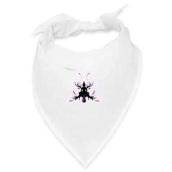 buddha_2f - Bandana Dreieckstuch - Weiß - Vorne