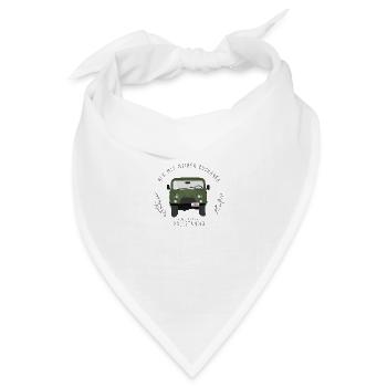 UAZ - Nur mit meiner Buchanka fühle ich mich... - Bandana Dreieckstuch - Weiß - Vorne
