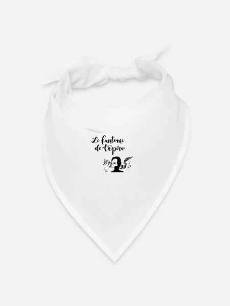 Das Phantom der Oper - Bandana Dreieckstuch - Weiß