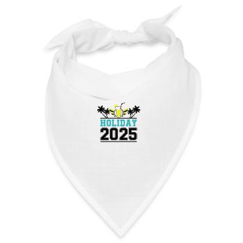 Holiday 2025 - Bandana Dreieckstuch - Weiß - Vorne